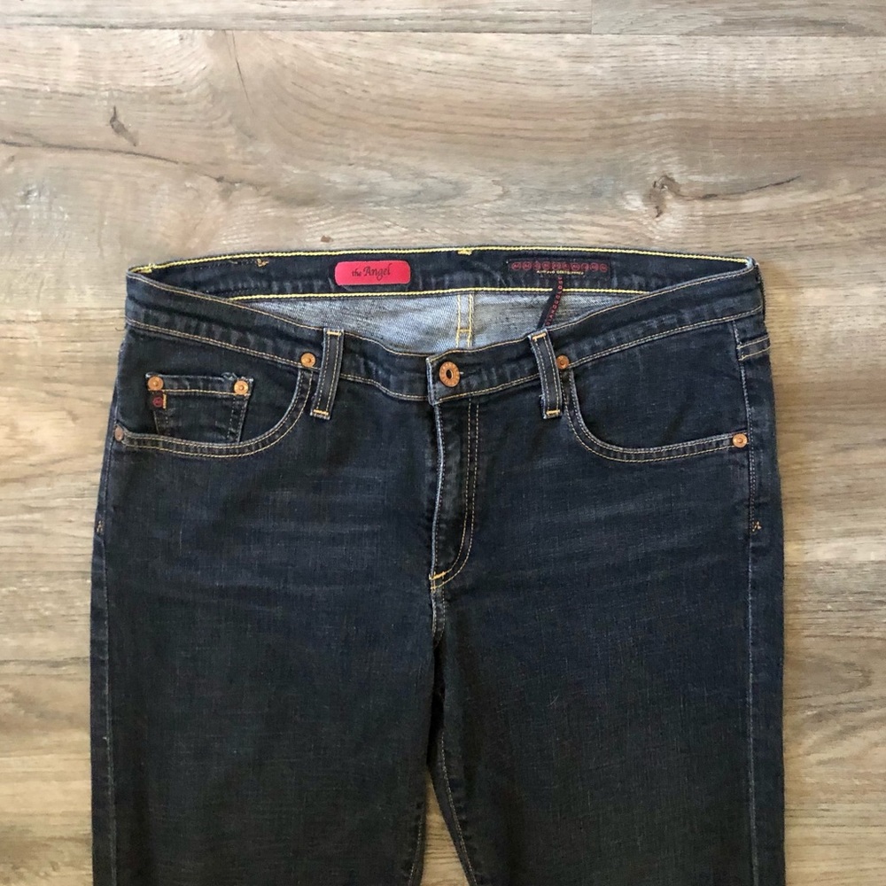 AG The Angel Dark Wash Bootcut Jeans - Picture 3 of 8